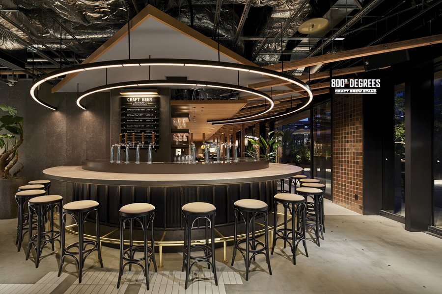 800°DEGREES CRAFT BREW STANDの店内写真